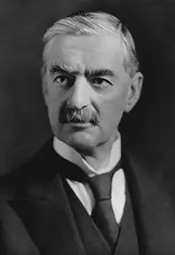 Neville Chamberlain, Prime Minister of the United Kingdom before and during World War II
