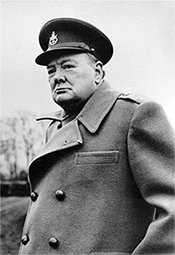Winston Churchill, Prime Minister of the United Kingdom during World War 2