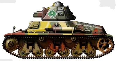 Hotchkiss H35 French light tank used during the Battle of France, 1940
