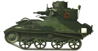 Vickers Light Tank Mark VIb used by the British Army in 1940