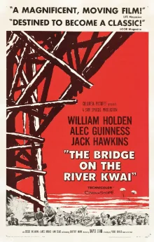 Movie poster for The Bridge on the River Kwai