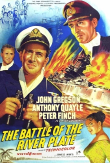 The Battle of the River Plate (1956) movie poster